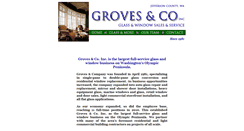 Desktop Screenshot of grovesglass.com