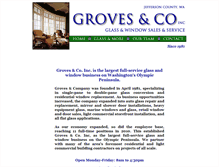 Tablet Screenshot of grovesglass.com